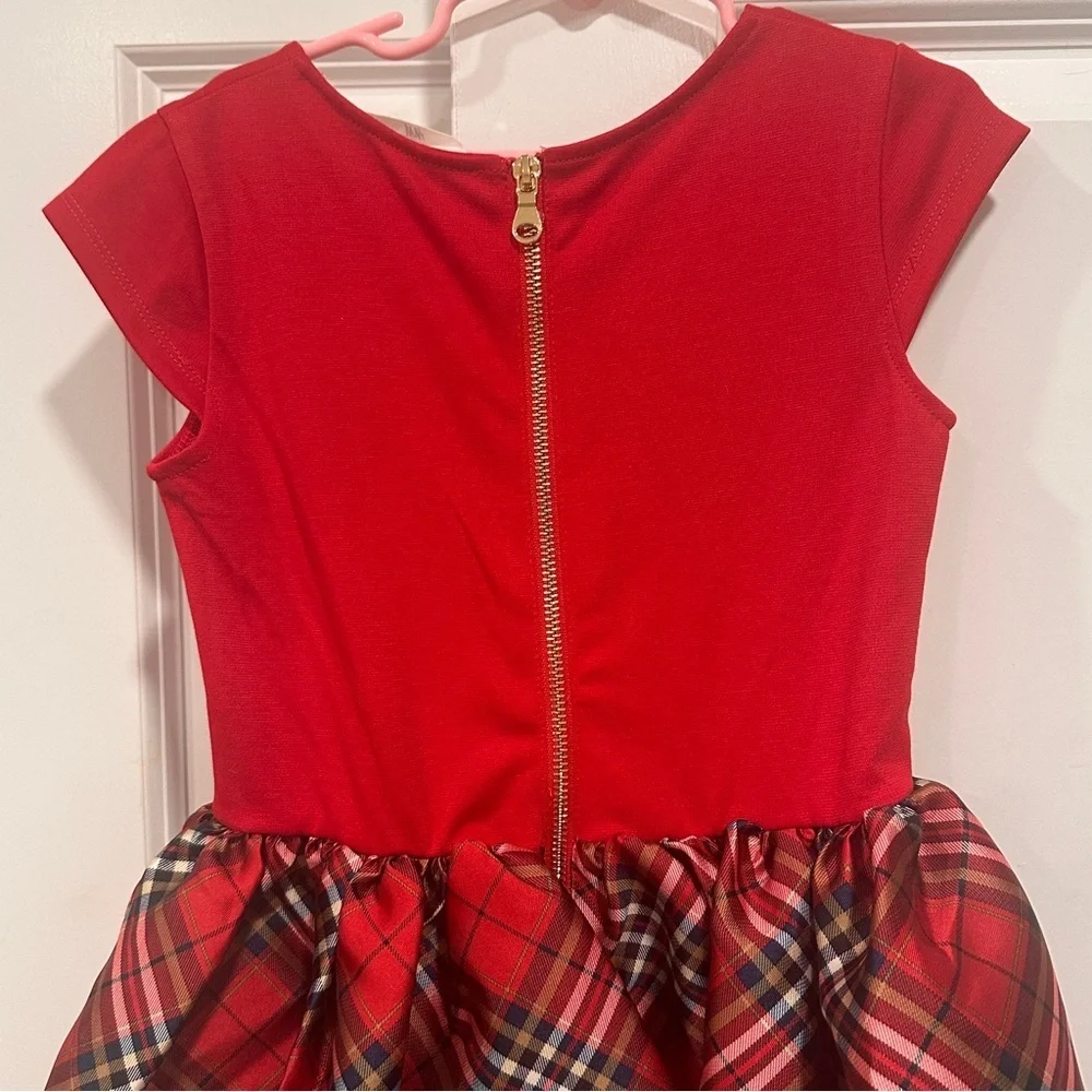 H&M Red Plaid Formal Kids Dress